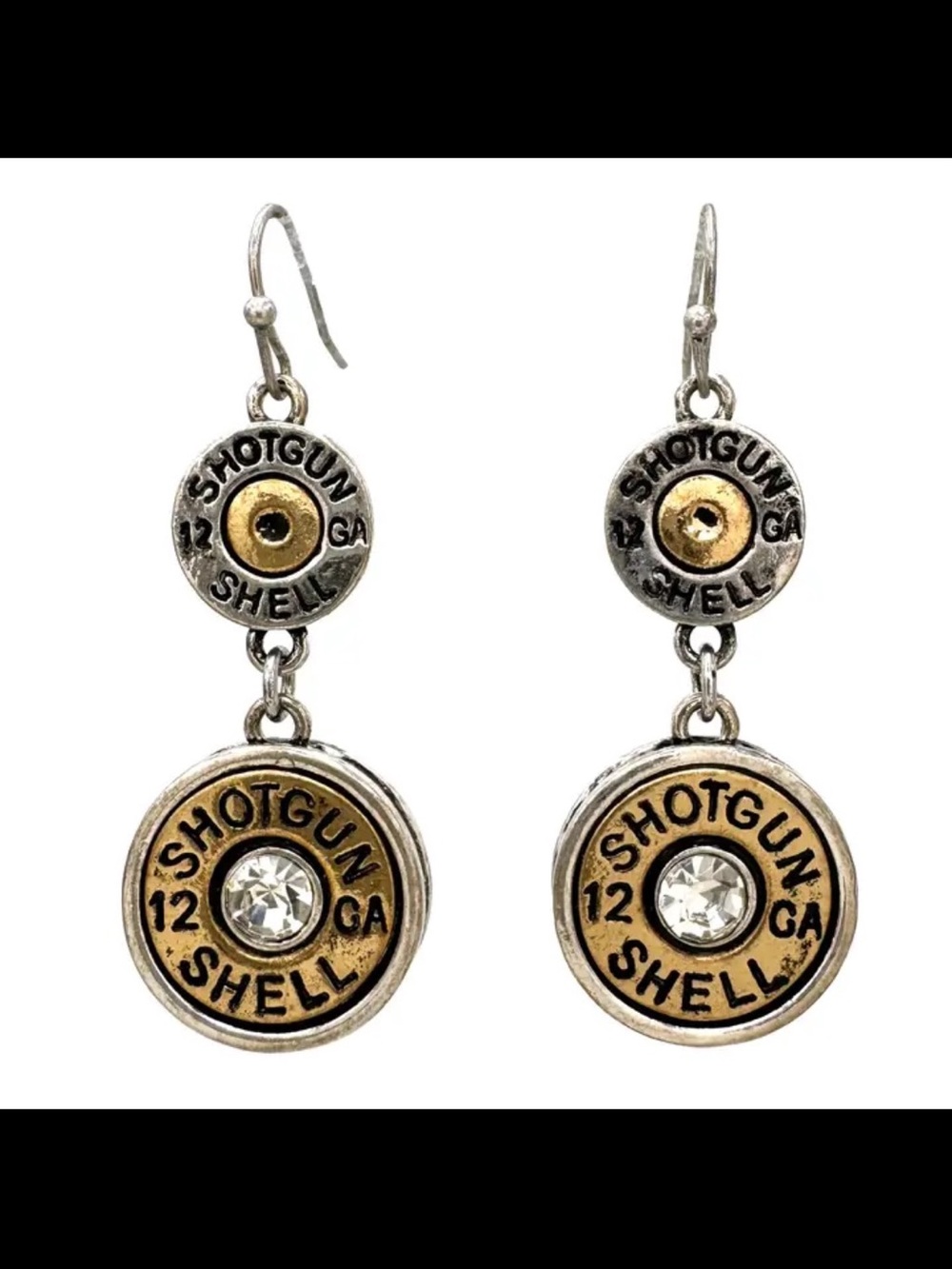 Shotgun Shell Dangle Earrings